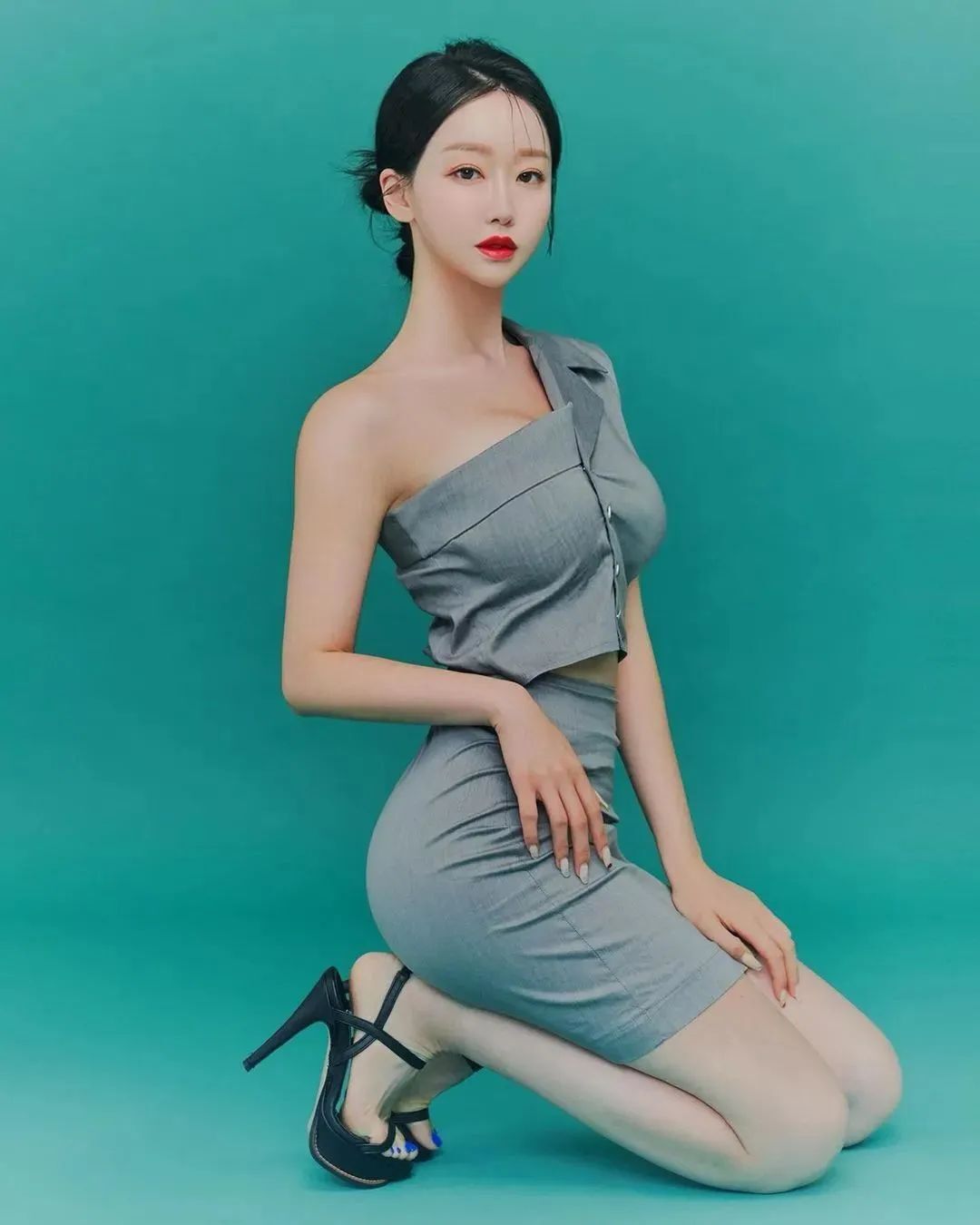 韩国网红yunjj，天生丽质的气质女神