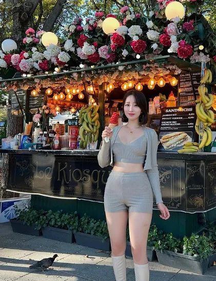 韩国网红 | amour，甜美又性感的顶级美女模特