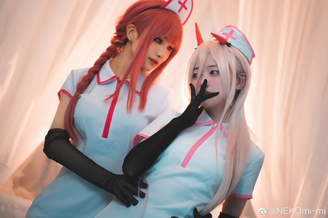 cosplay：【电锯人】玛奇玛&帕瓦