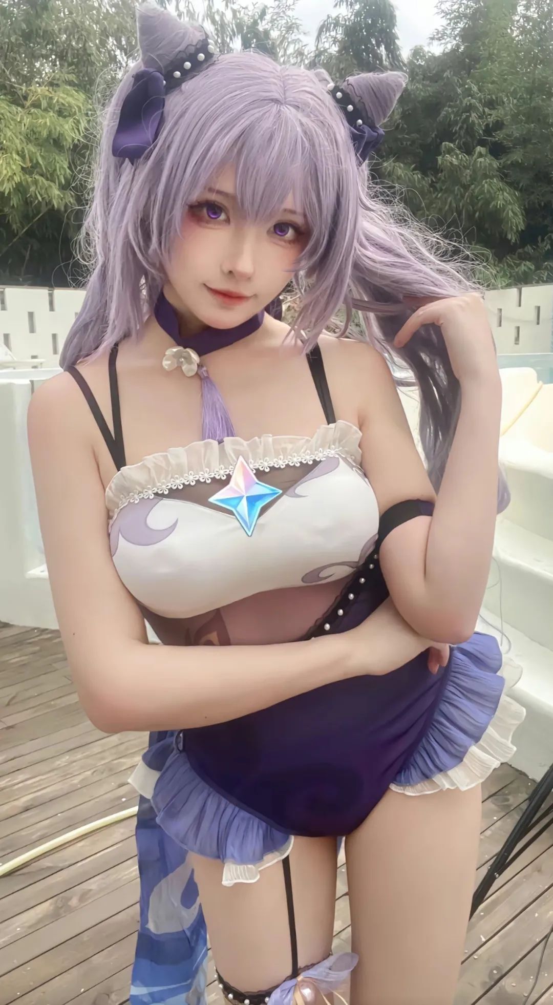 原神泳装cos合集！大草神身材碾压申鹤！妮露神子心海美爆了！