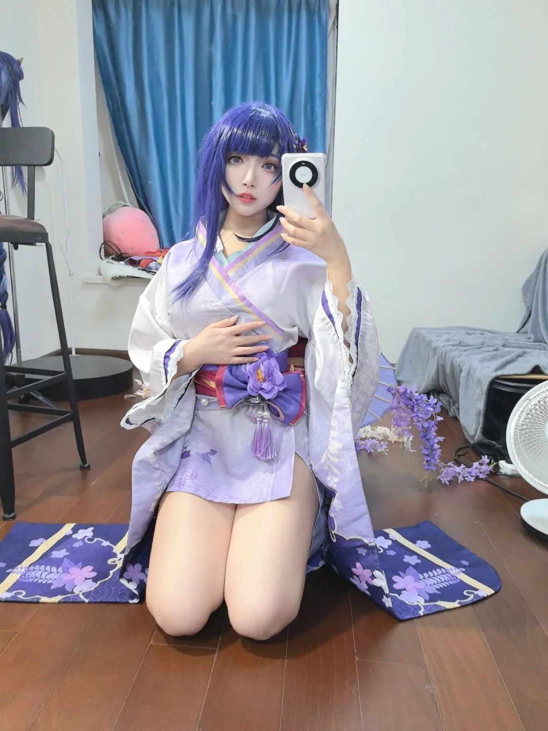 原神cos：肉丝+睡衣，甘雨太涩了！制服雷神，泳装申鹤草神真绝了！