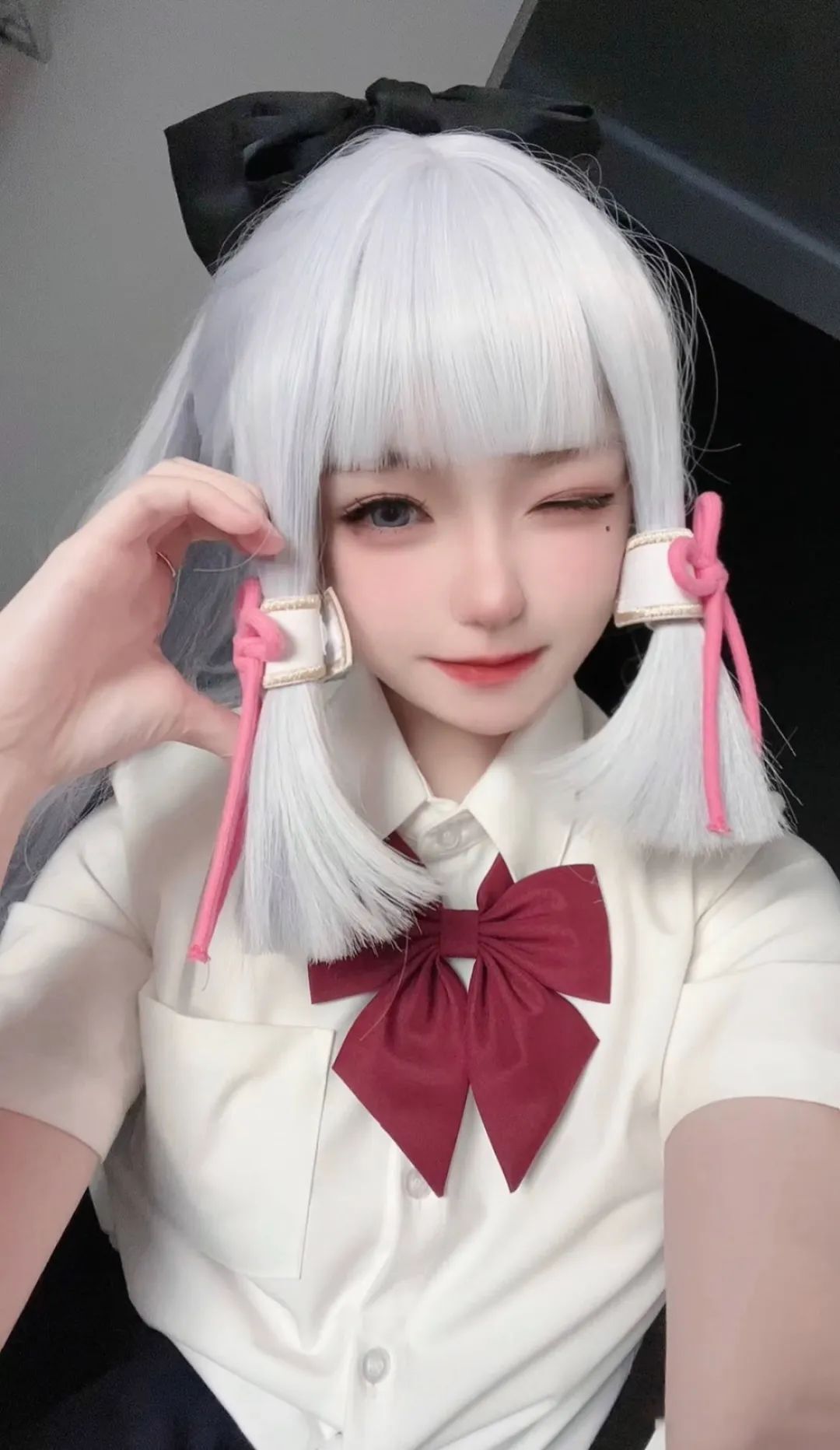 原神cos：JK绫华，白丝居家服甘雨太漂亮了！水手服胡桃俏皮十足！