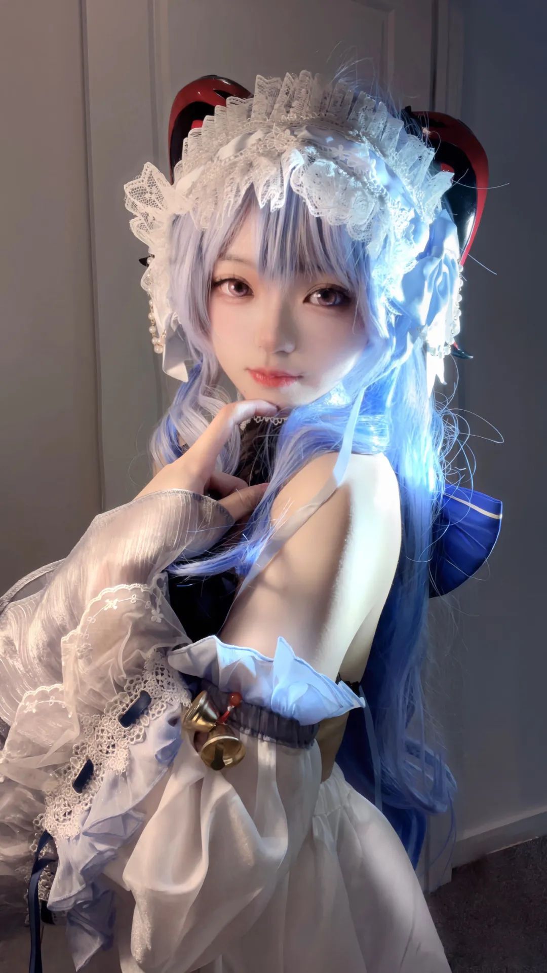 原神cos：JK绫华，白丝居家服甘雨太漂亮了！水手服胡桃俏皮十足！