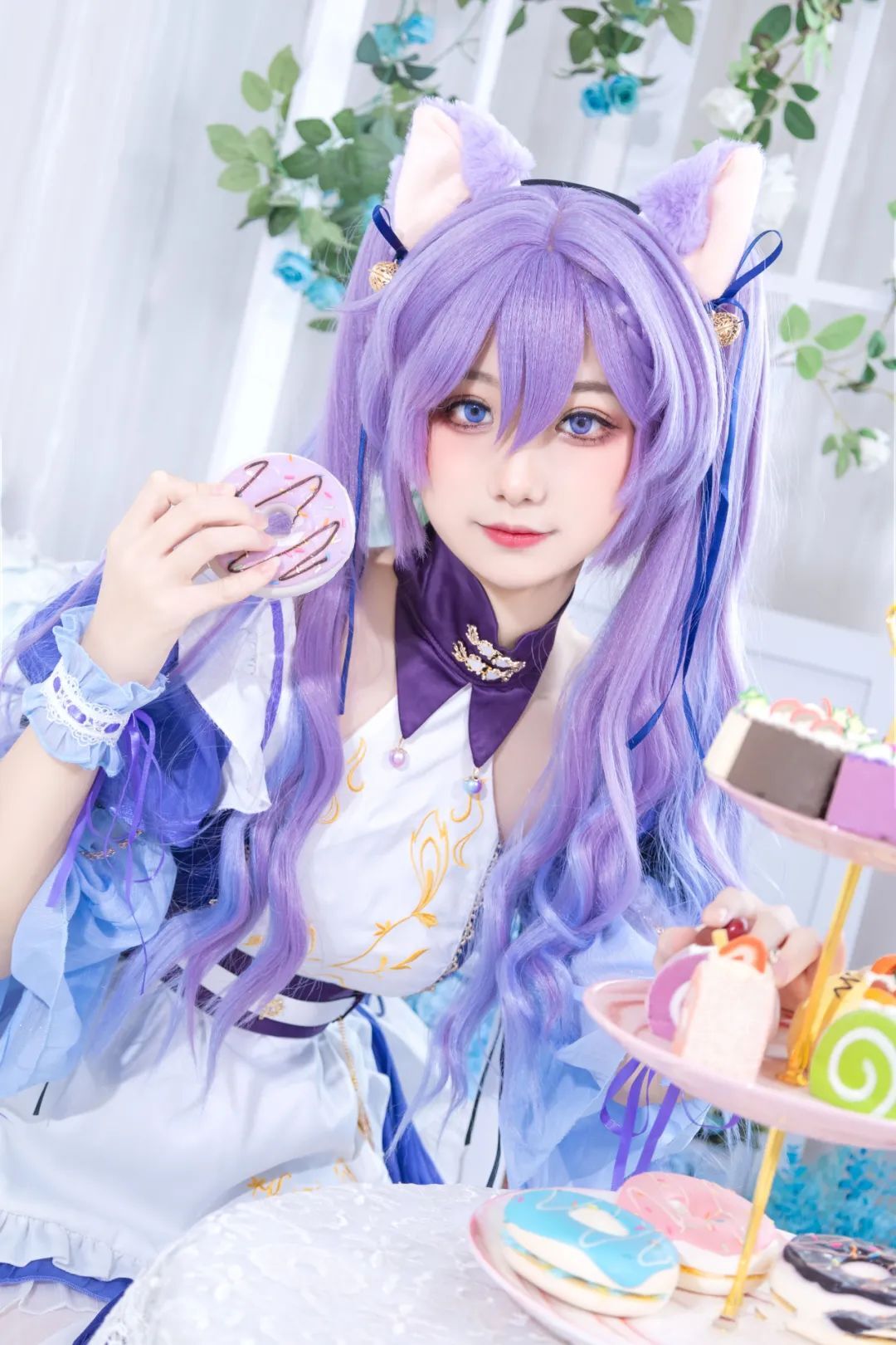 原神：黑丝制服刻晴，白丝旗袍甘雨，兔女郎绫华心海刻晴甘雨同框，你选谁？