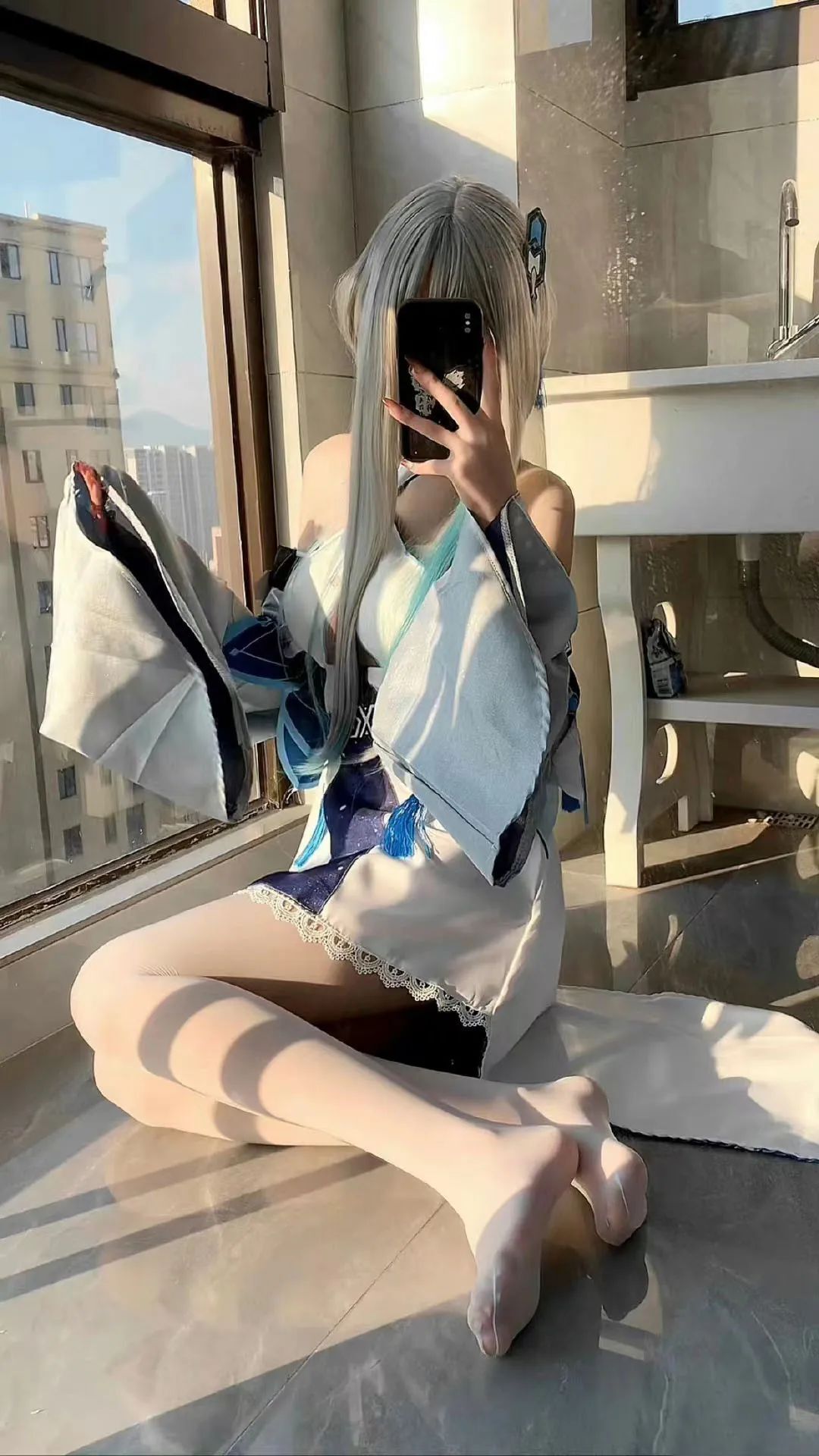 原神cos：兔女郎夜兰，JK甘雨太漂亮了！短裤申鹤真顶级！女仆装草神荧妹可爱爆了！
