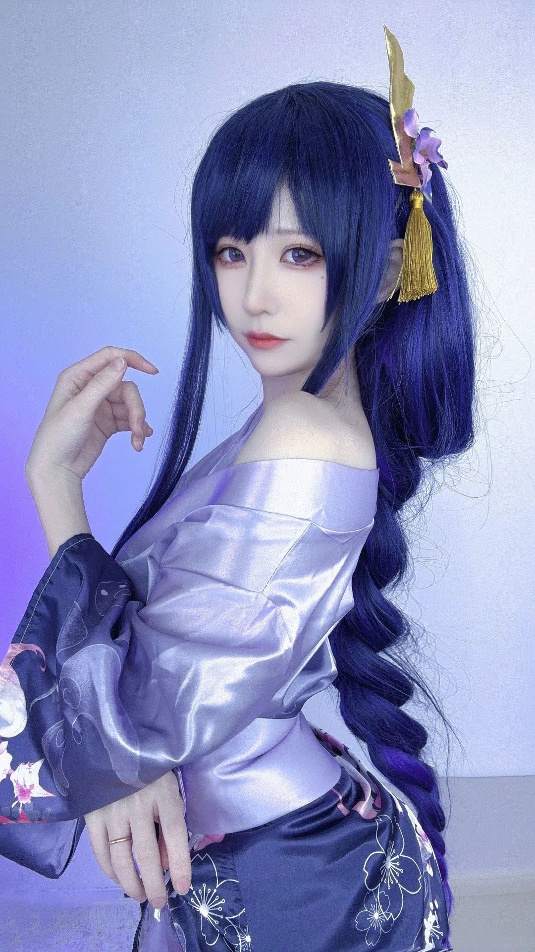 原神cos：黑丝+皮衣，甘雨刻晴太魅了！修女神子，泳装绫华，将军大人的浴衣如何？