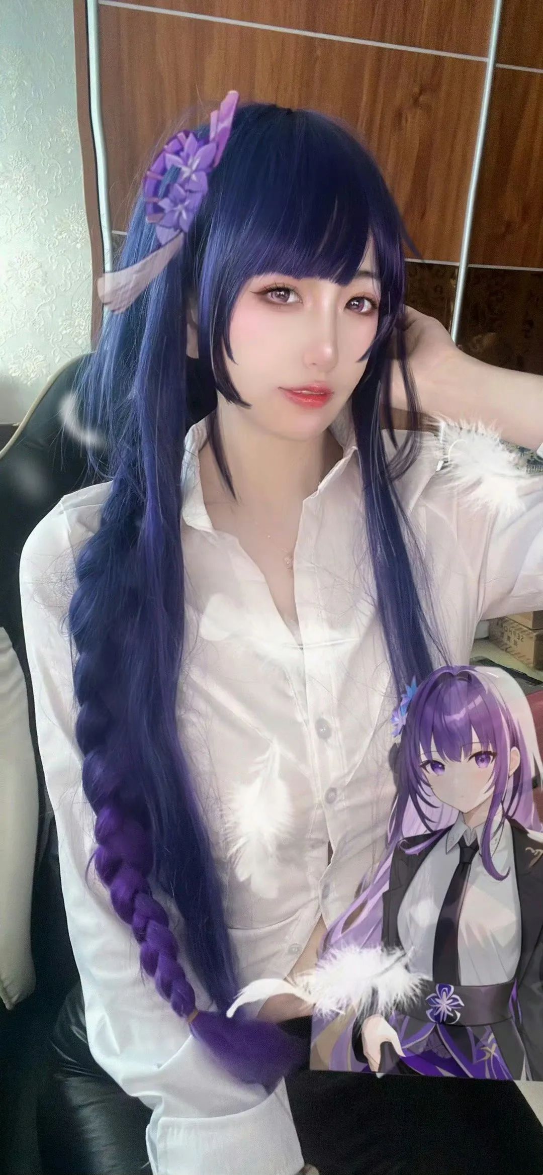 原神cos：白丝+短裤，OL制服雷神太顶了！护士装刻晴，泳装神子美爆了！