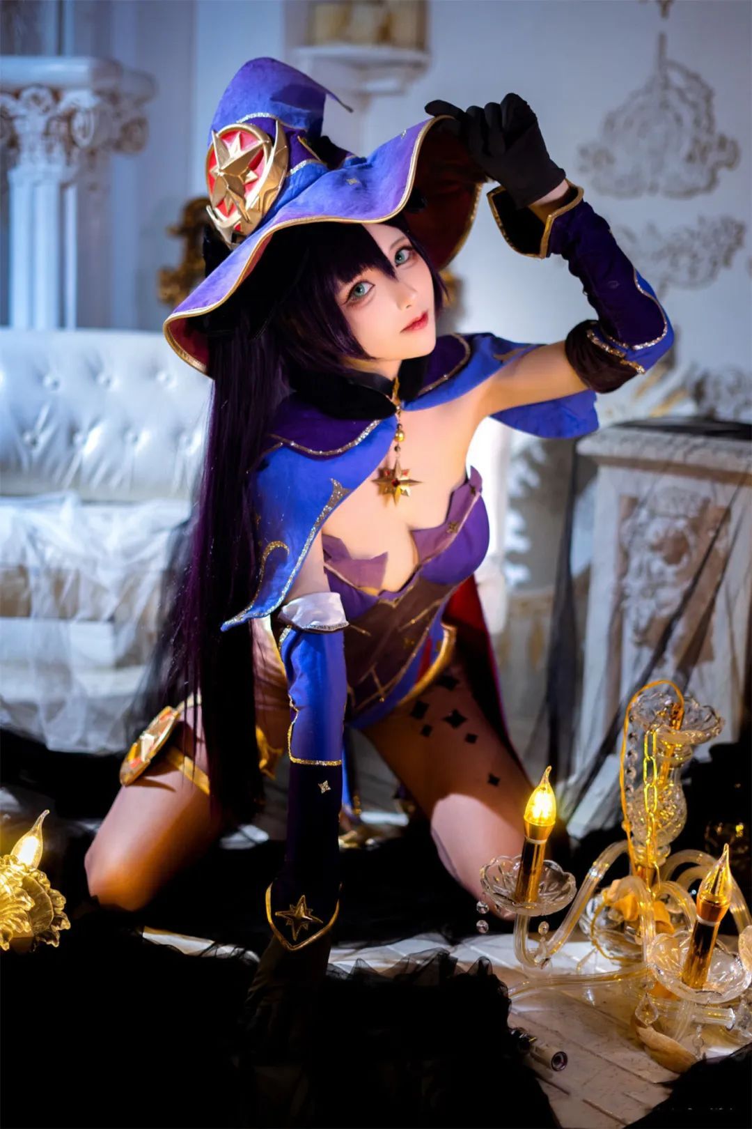 原神cos：白丝+短裤，OL制服雷神太顶了！护士装刻晴，泳装神子美爆了！