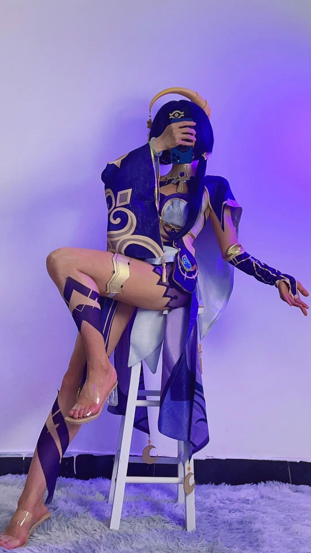 原神cos：女仆装雷神八重太御了！泳装绫华，黑丝制服申鹤，小厨娘宵宫，草神可爱爆了！