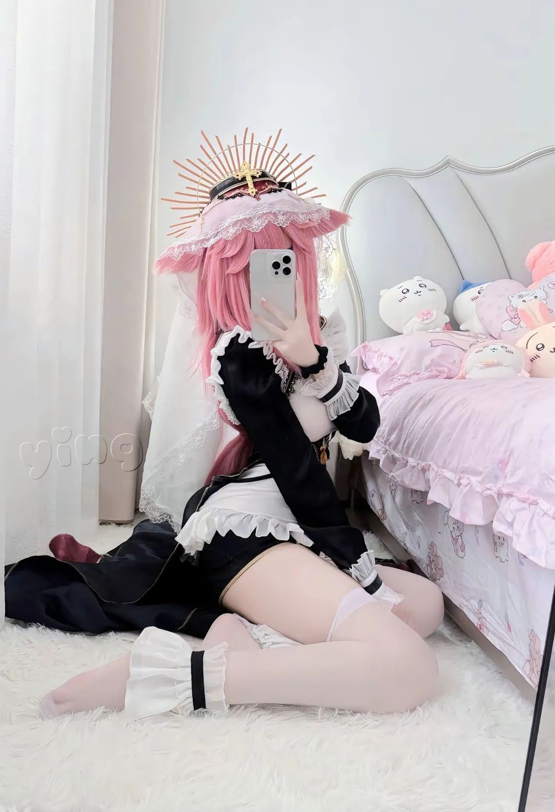 原神cos：白丝+修女服，八重让人狂喜！兔女郎心海，赛车女郎申鹤，大长腿雷神太顶了！