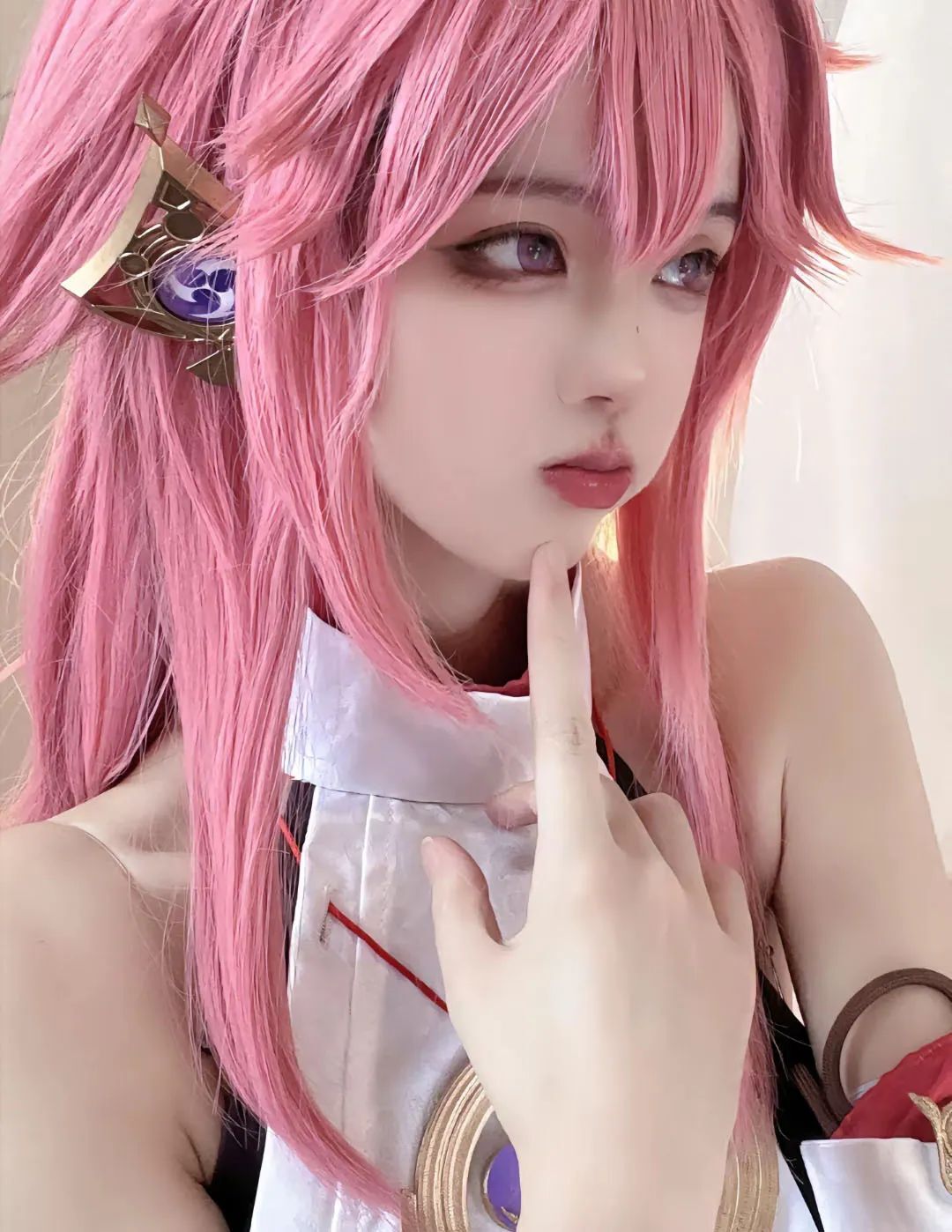 原神cos：女仆甘雨一脸娇羞！泳装心海太美了！抹胸装申鹤太御了，女仆宵宫，泳装芭芭拉我爱了！