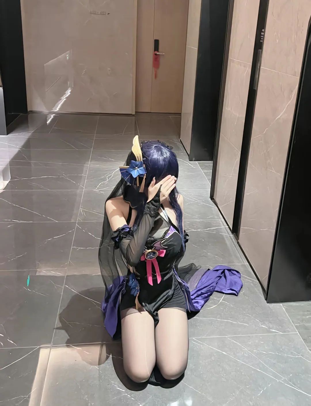原神cos：黑丝制服雷神太顶了！兔女郎甘雨身材绝佳！黑丝旗袍申鹤，JK绫华我爱了！