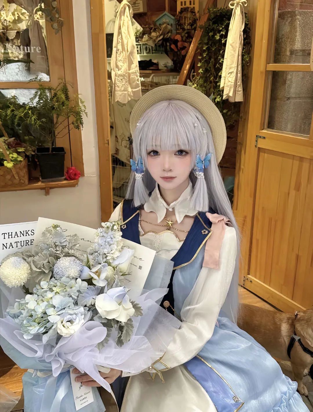 原神cos：黑丝连衣裙刻晴美出新高度！古装汉服甘雨，大草神，雷神制服，绫华女仆让人狂喜！
