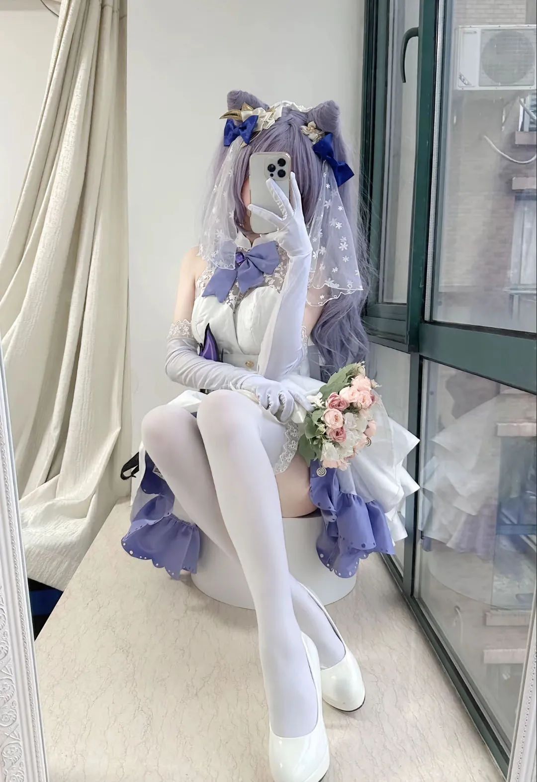 原神cso：白丝+婚纱，花嫁刻晴谁不爱？女仆胡桃古灵精怪！泳装心海太清凉了，花嫁神子让人狂喜！