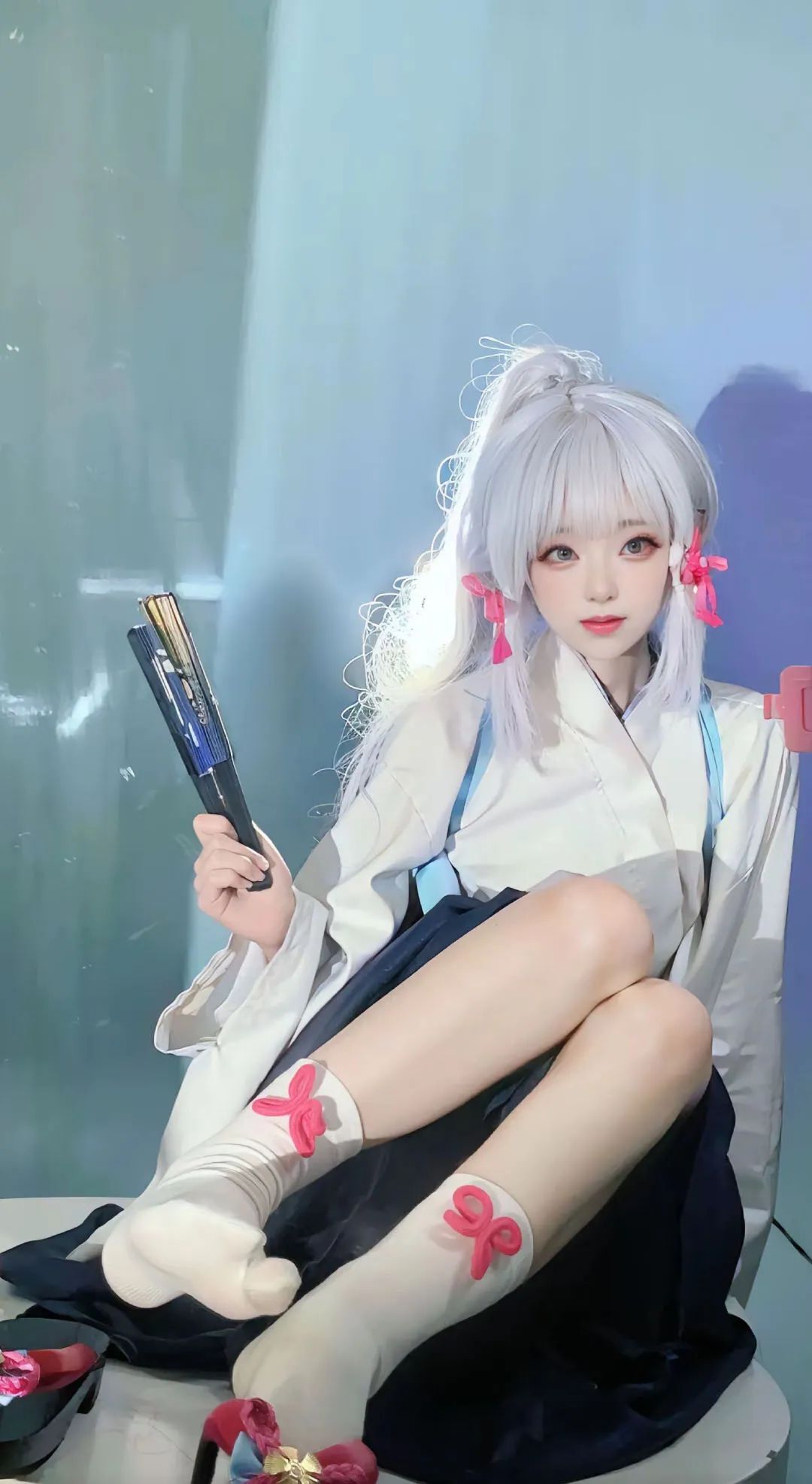 原神cos：黑丝+皮裤，制服神子太顶级了！包臀裙申鹤，婚纱绫华，旗袍甘雨，刻师傅嘟嘴太可爱了！