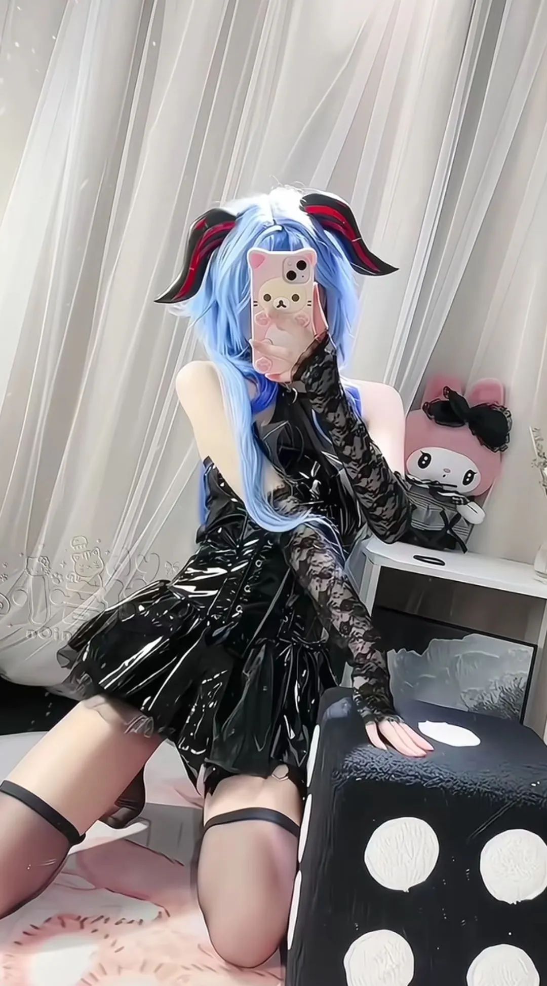 原神cos：黑丝+紧身皮衣，甘雨太御了！泳装绫华让人狂喜！女仆装雷神太萌了！白丝邪魅刻晴也不错！