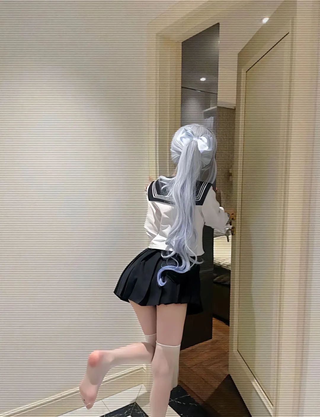 原神cos：白丝+JK，水手服绫华可爱爆了！黑丝皮裤雷神，修女服神子，旗袍小姨申鹤让人狂喜！