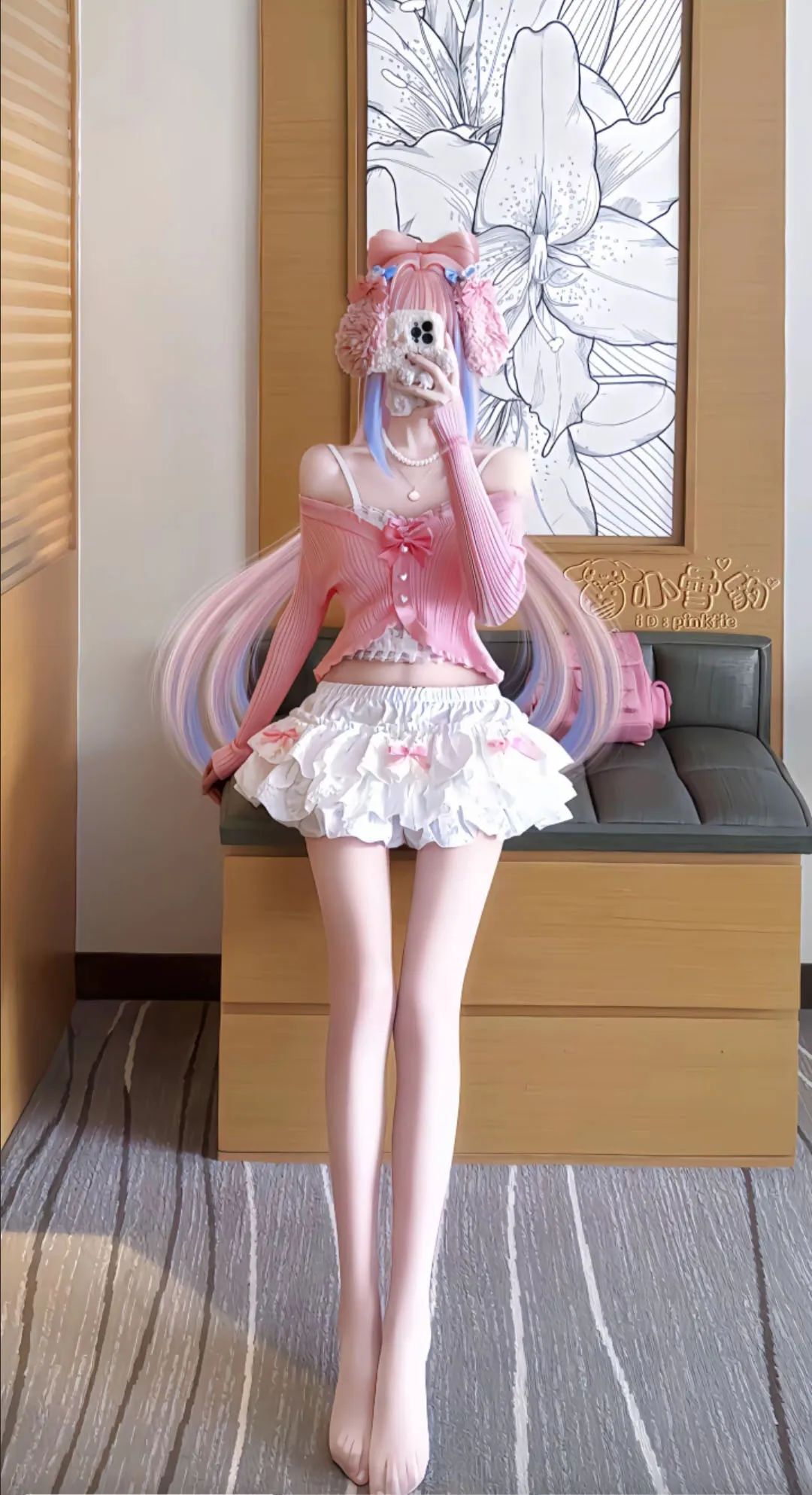原神cos：破洞黑丝+制服，甘雨太顶了！超短裙心海巨可爱！黑丝双马尾莫娜，黑丝皮裤雷神让人狂喜！