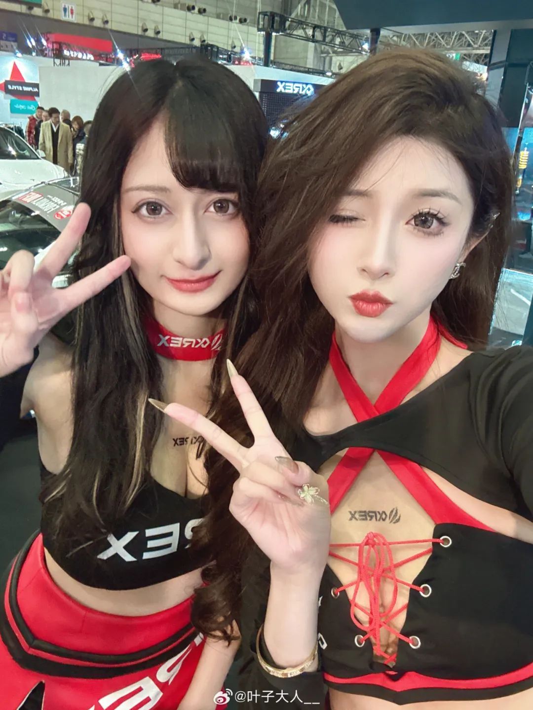 叶子大人 | 火到日本的国内车模小姐姐