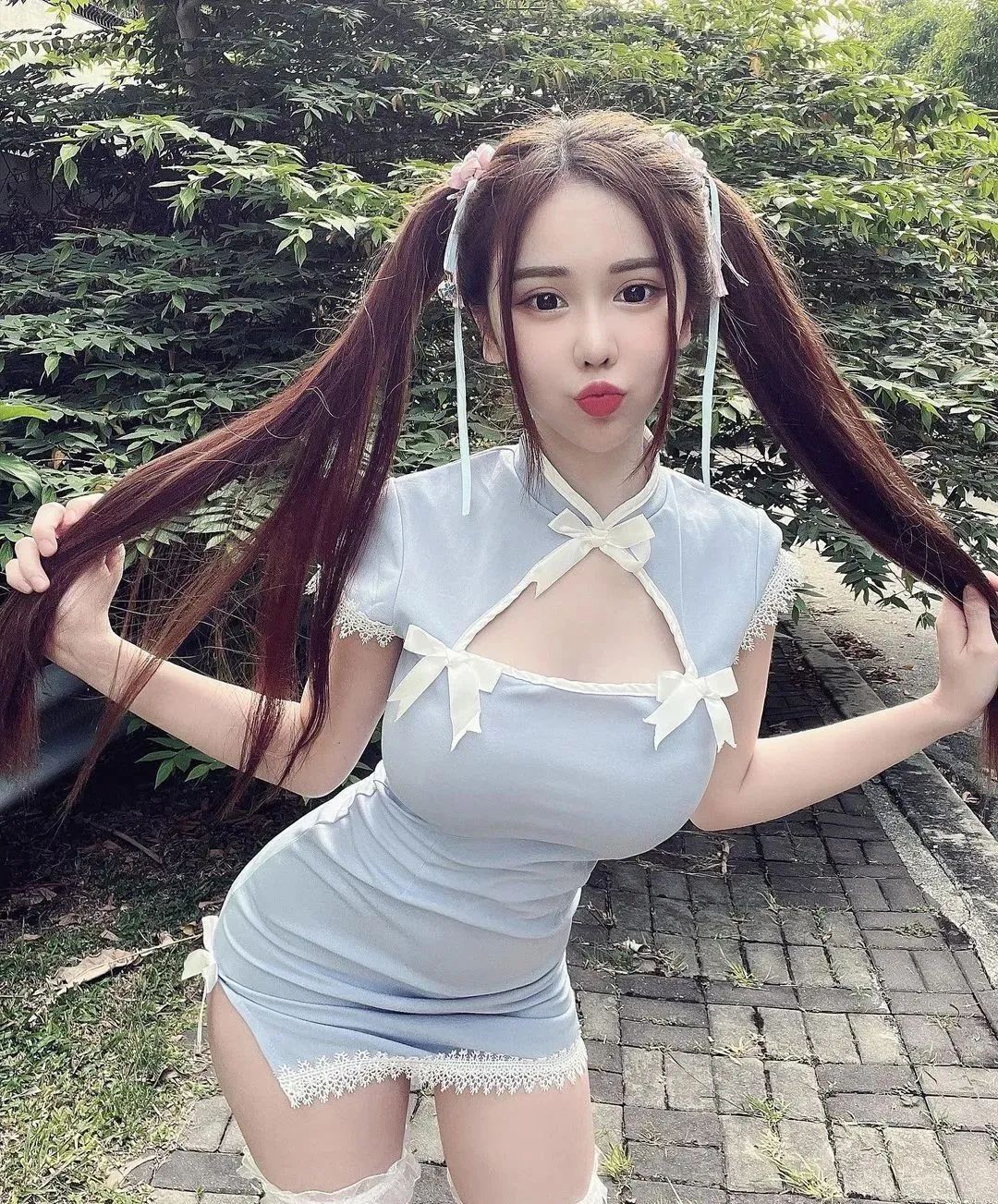 【美女壁纸】周甄娜，甜美迷人的马来西亚网红美女！