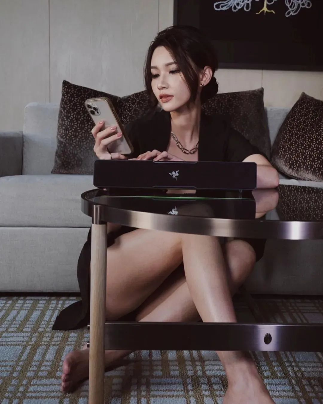 蔡译心，甜美可人的台湾网红美女