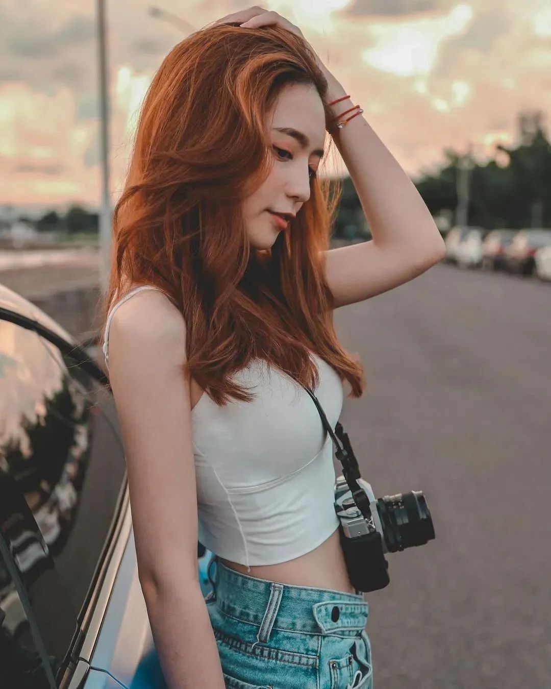 台湾网红若茵，甜美可人的气质女神
