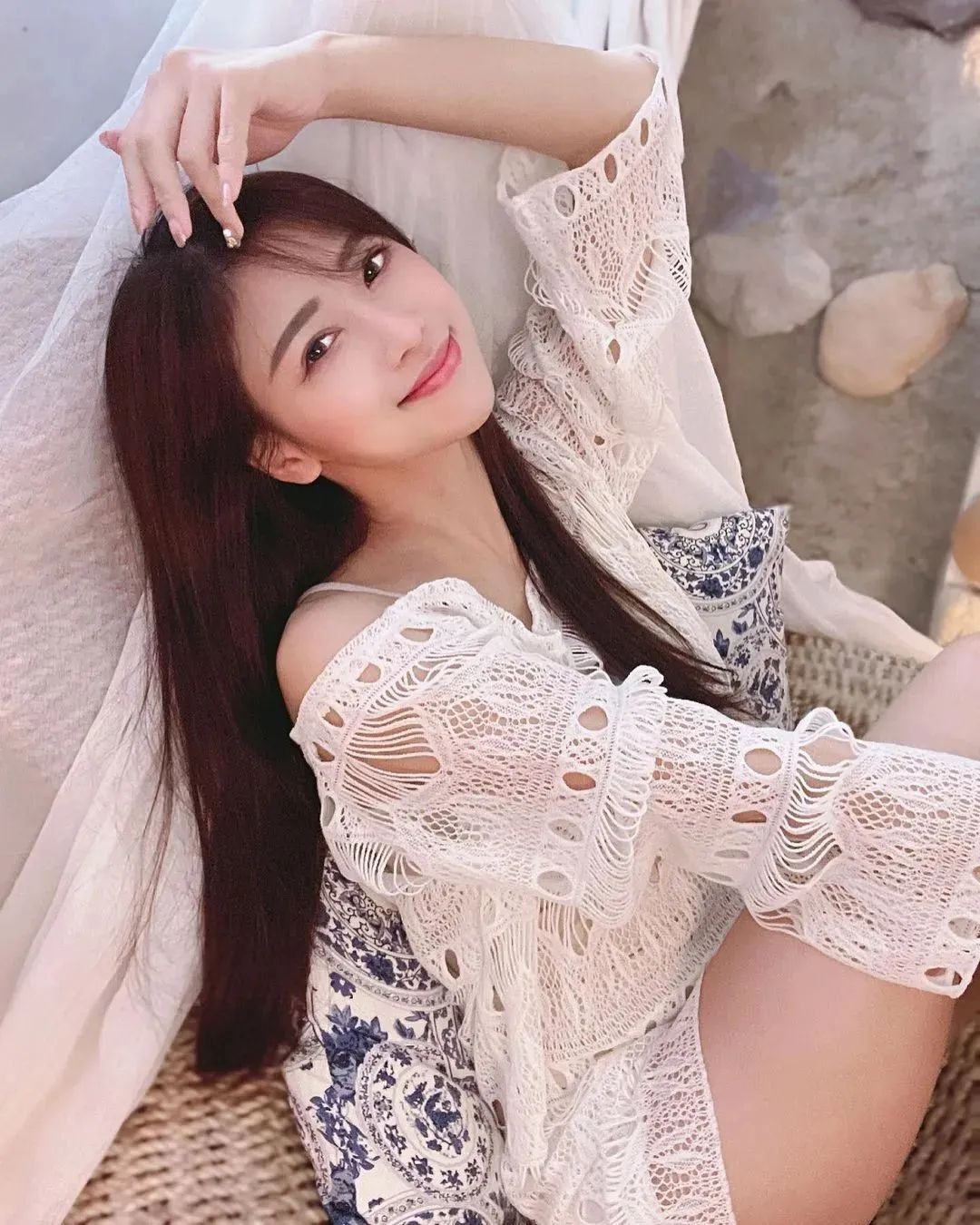 台湾网红杜衫衫，神似林志玲的甜美系女神