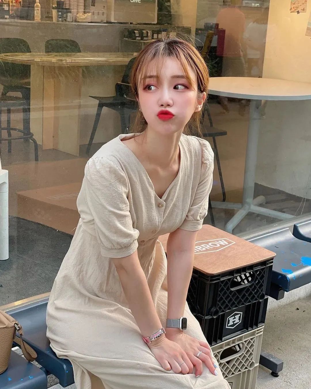 韩国网红duckzzi，可爱又性感的甜美系女神