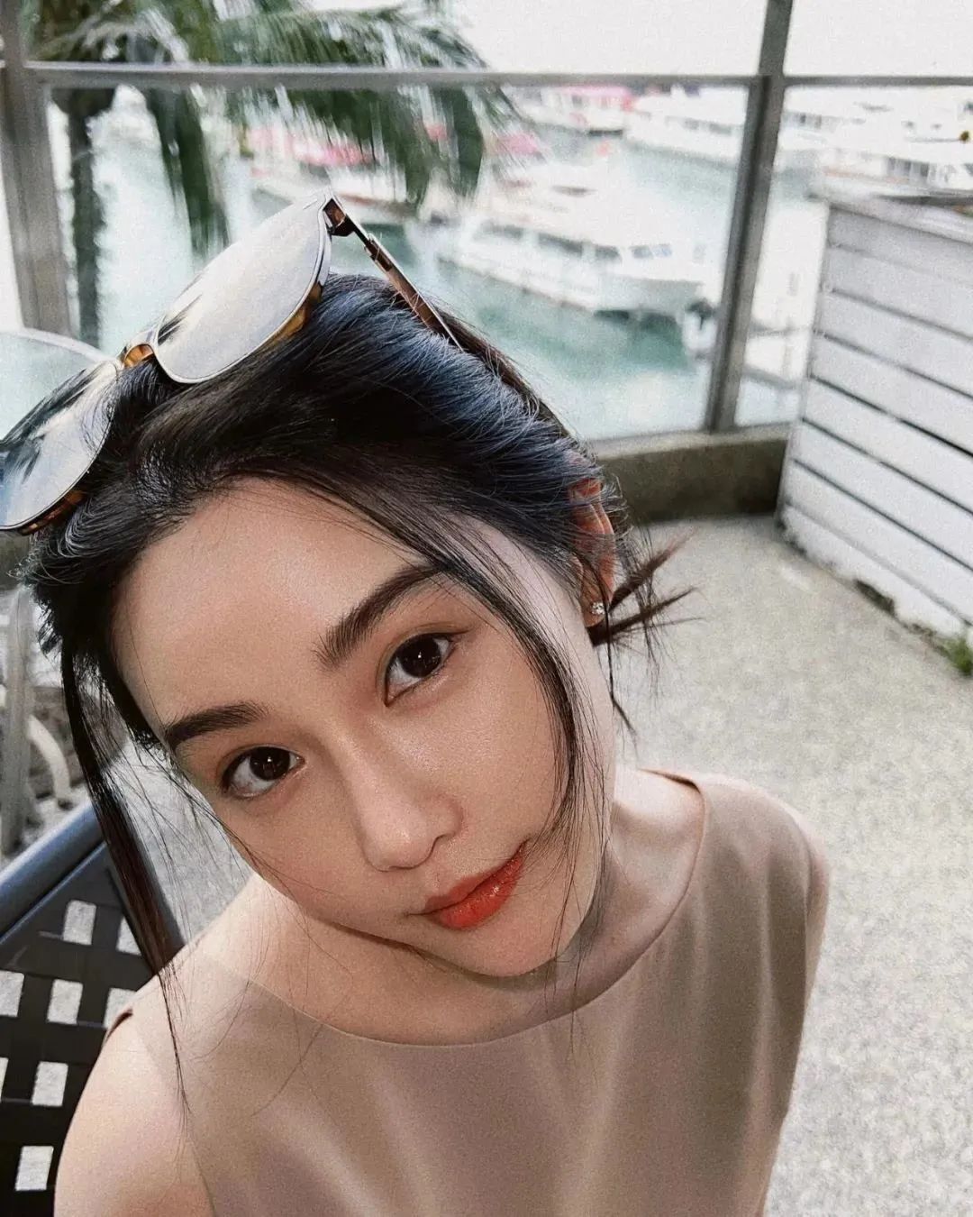 台湾初代网红陈玟予，甜美可人的气质女神