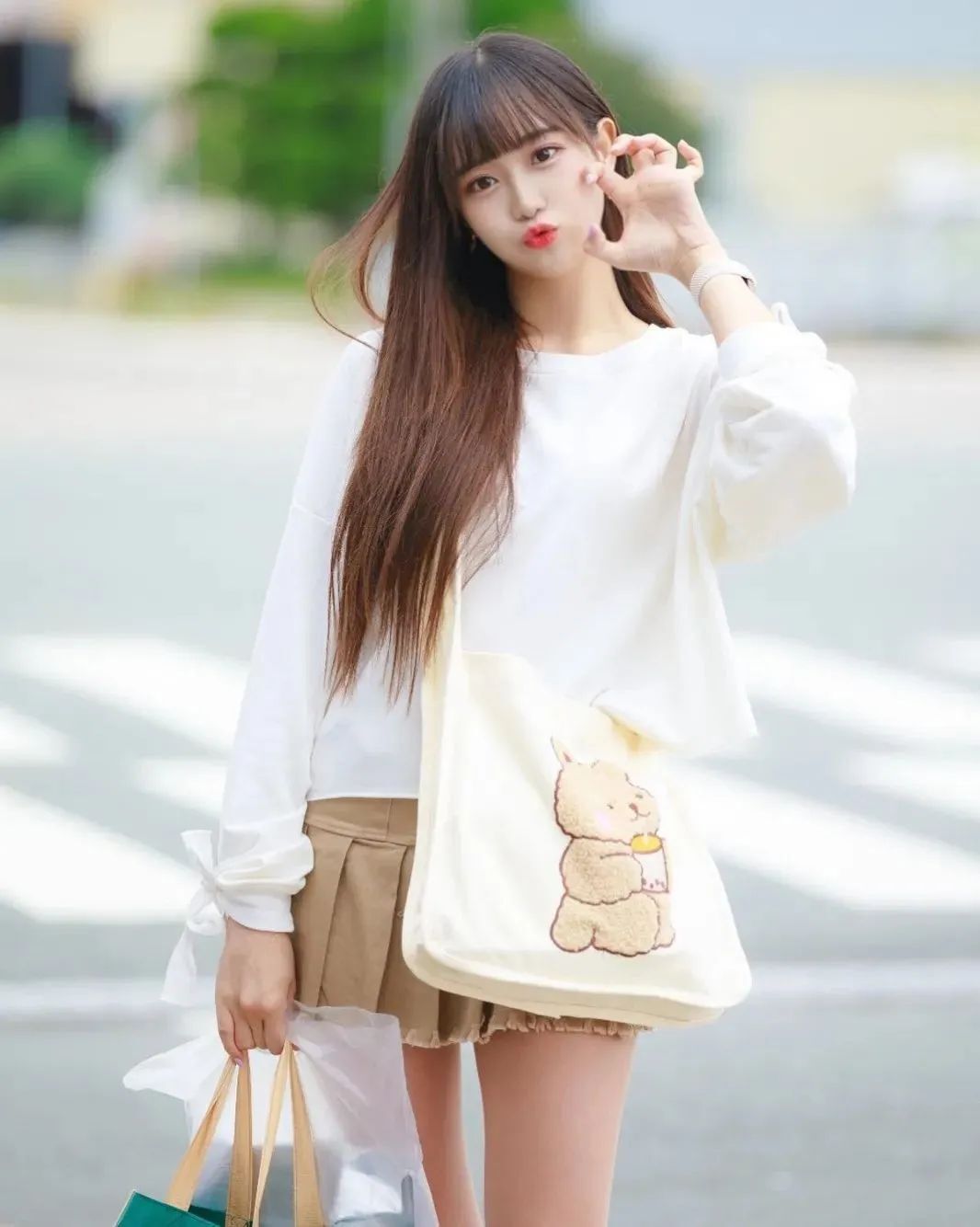 韩国网红李多惠，甜美可爱的啦啦队女神