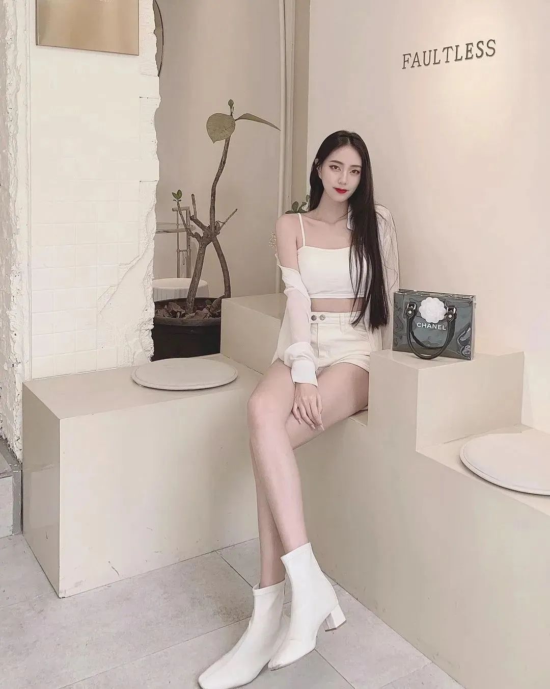 台湾网红chiangbbbb，甜美指数爆表的气质女神