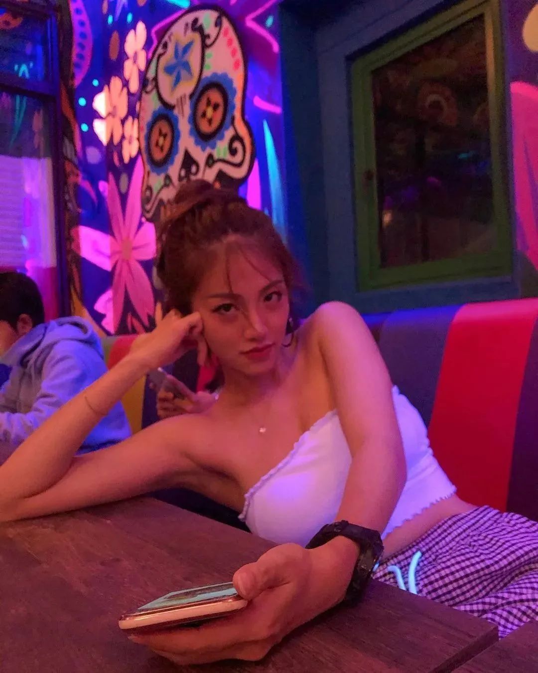 马来西亚网红彩宁，甜美又性感的健身女神