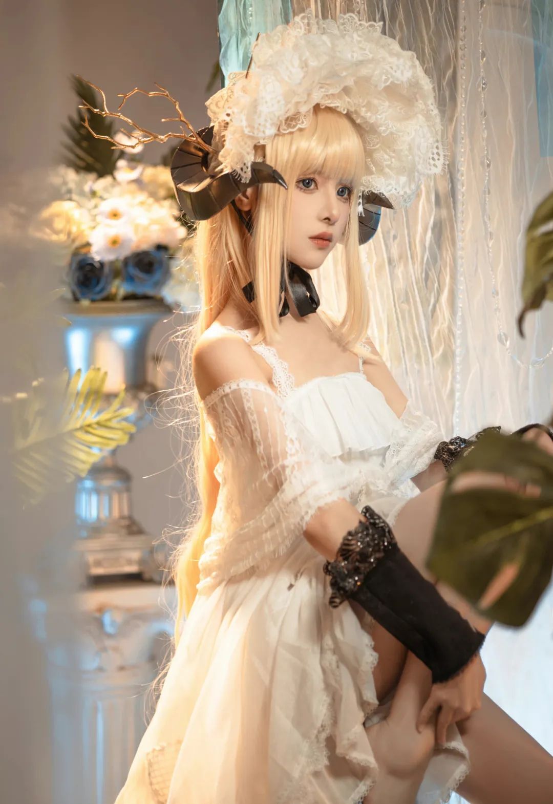 cosplay：蕾丝的诱惑 夜莺