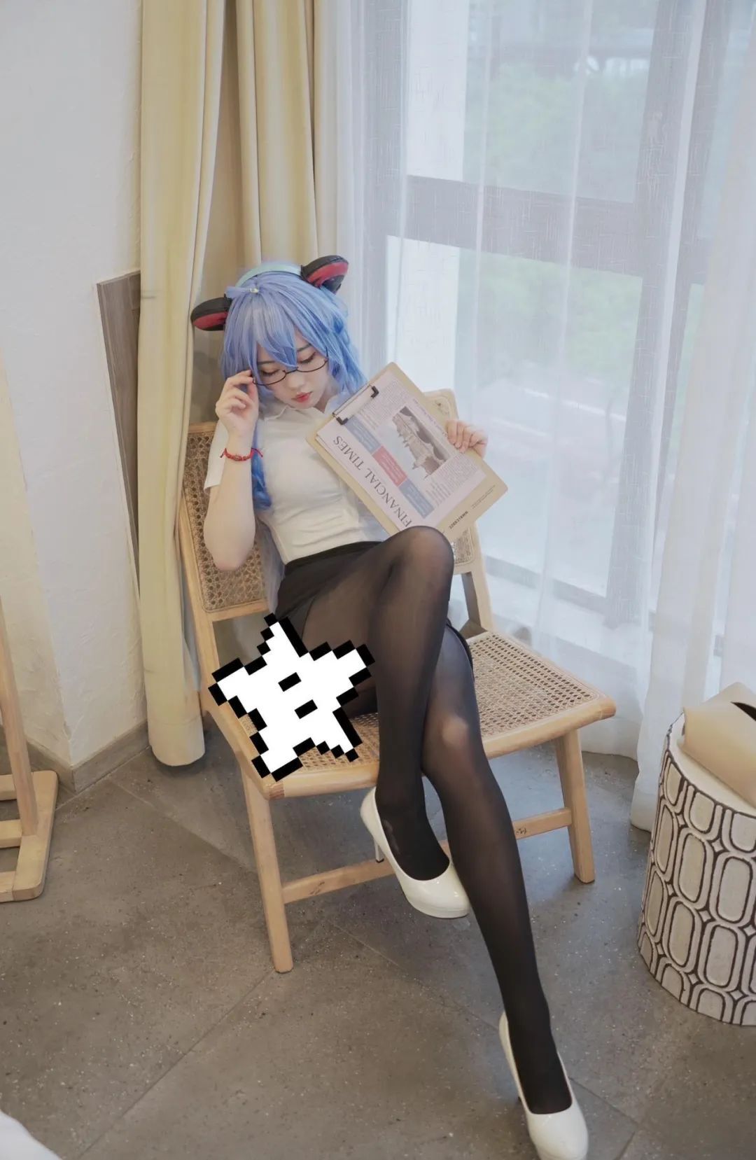 原神cos：制服+黑丝，甘雨太吸睛了！清凉装刻晴，这夜兰真是美到我心里去了！