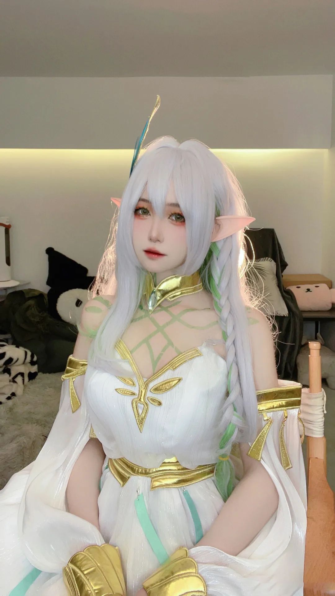 原神cos：萍姥姥回归少女容颜！雷神胸口拔刀太甜了！大草神可爱爆了！