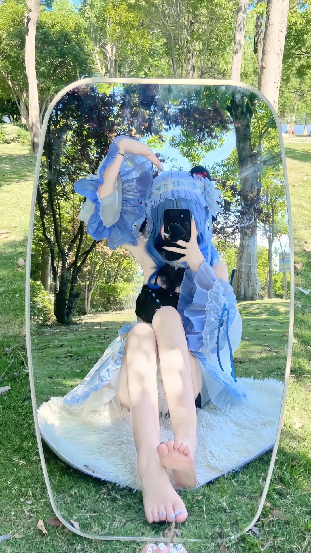 原神cos：白丝+泳装，纳西妲太可爱了！裸足妮露，女仆装甘雨腿太白了！