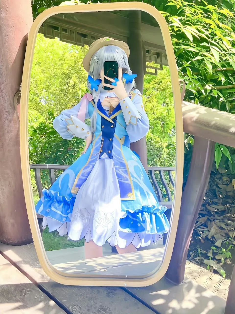 原神cos：太养眼了！绫华白丝水手服真乖巧！裸足和服雷神，女仆甘雨真不错！