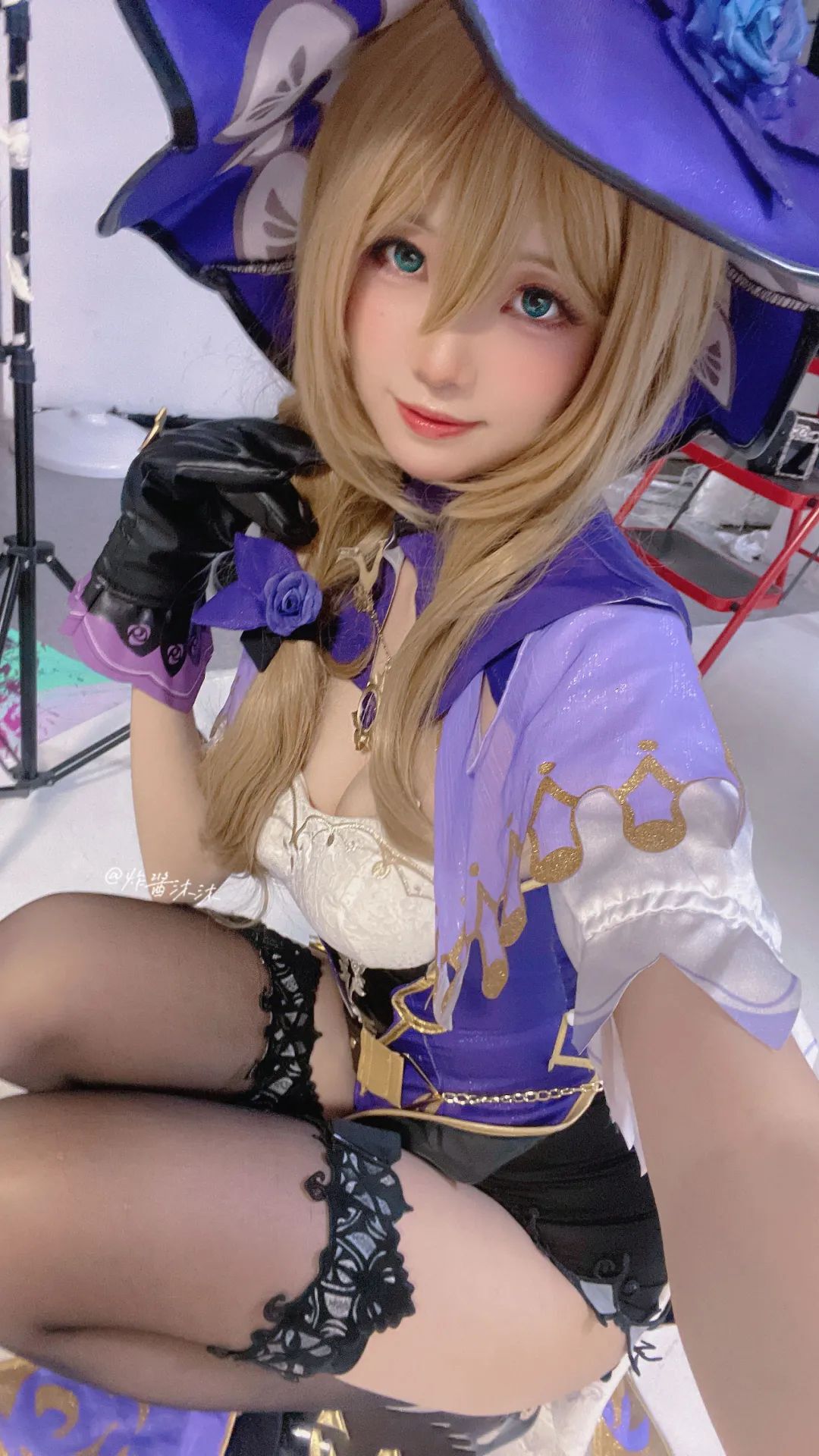 原神cos：水神新服装太漂亮了！蕾丝神子，双马尾旗袍莫娜！刻晴腿长一米八！