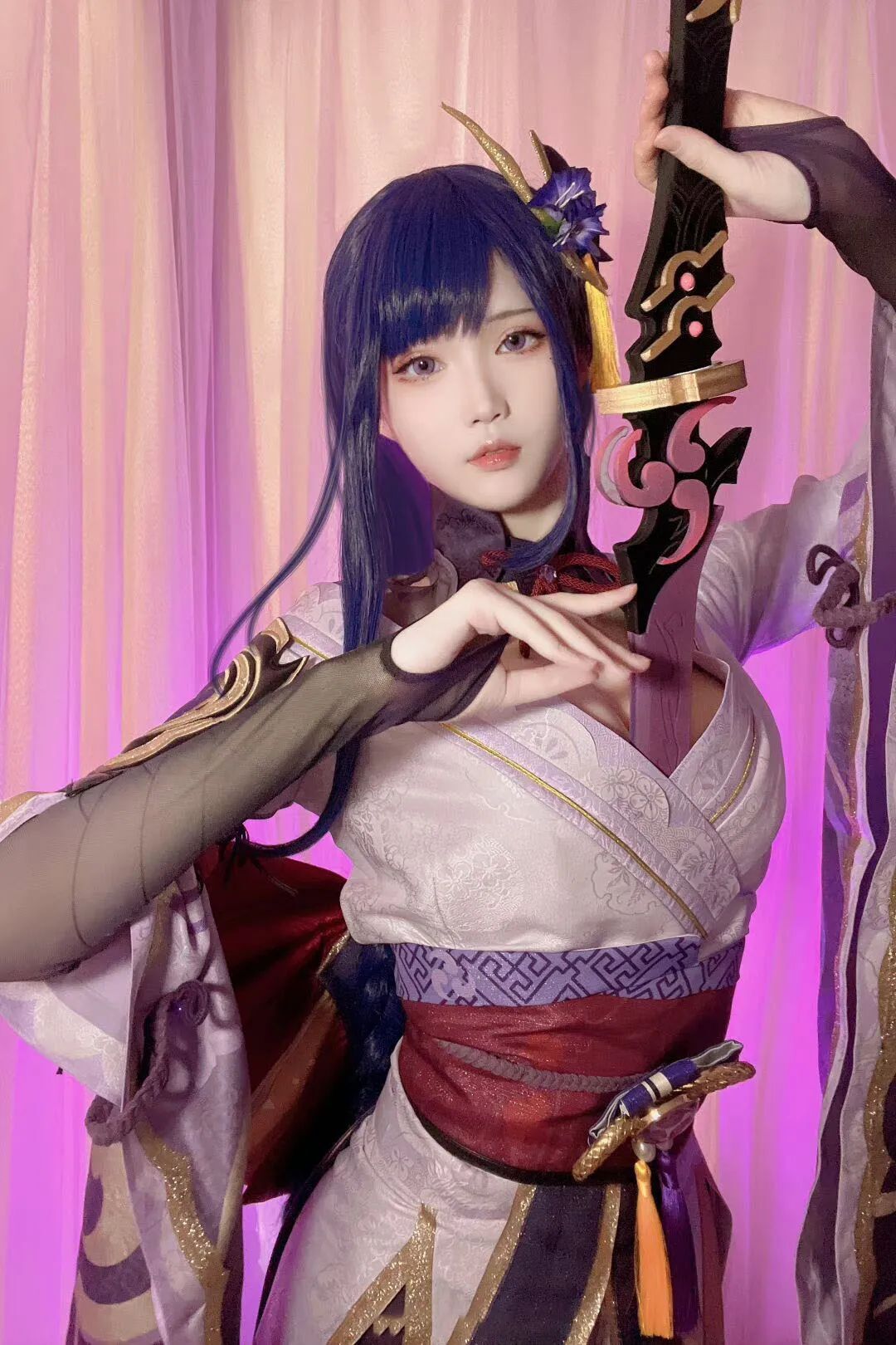 原神cos：水神新服装太漂亮了！蕾丝神子，双马尾旗袍莫娜！刻晴腿长一米八！