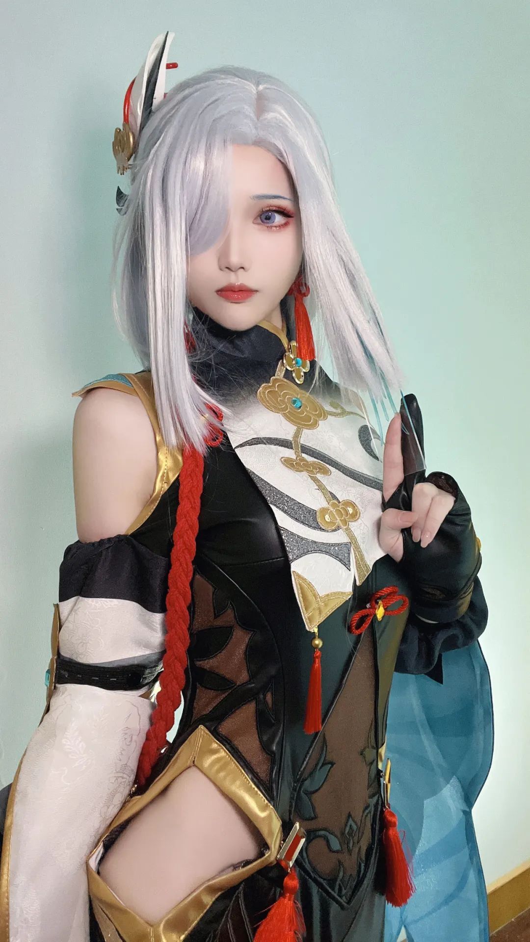 原神cos：白丝+连衣裙，甘雨新服装真清爽！优菈狂秀好身材！女士大长腿真是绝美！