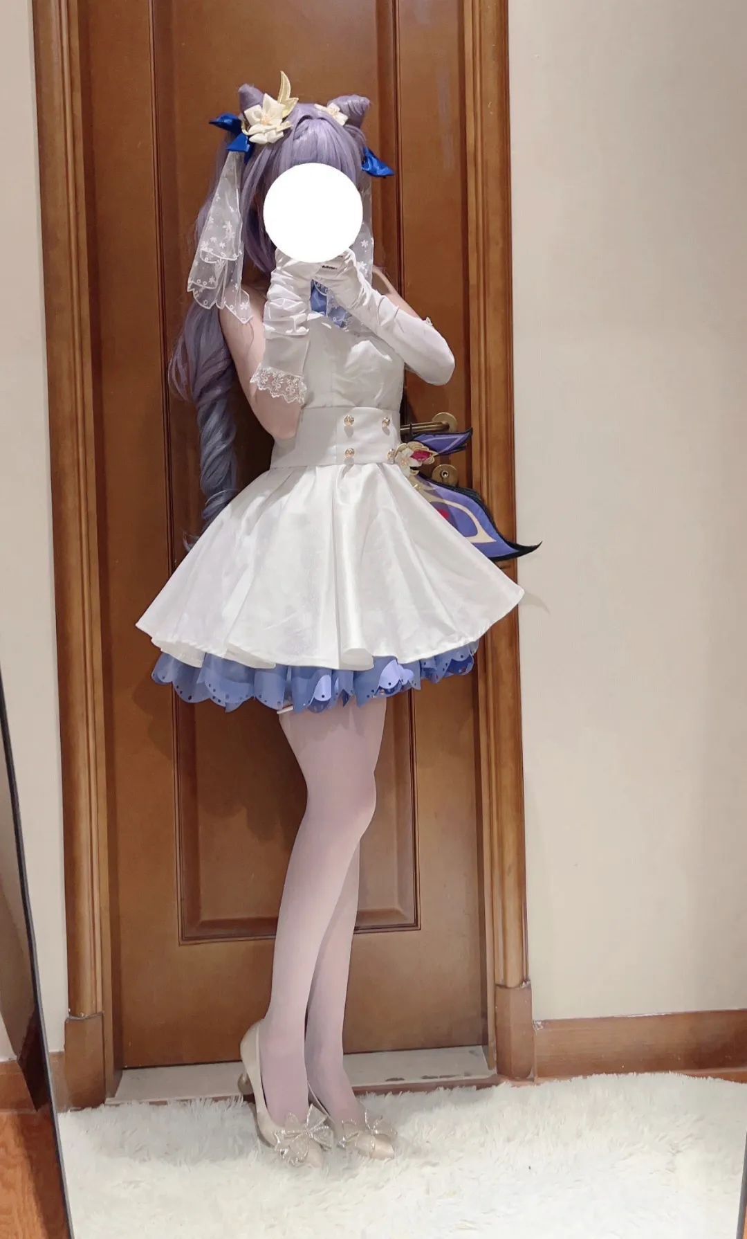 原神cos：黑丝+女仆装，申鹤太美了！和服绫华，JK雷神，清凉女仆装甘雨，白丝荧妹是真的顶！