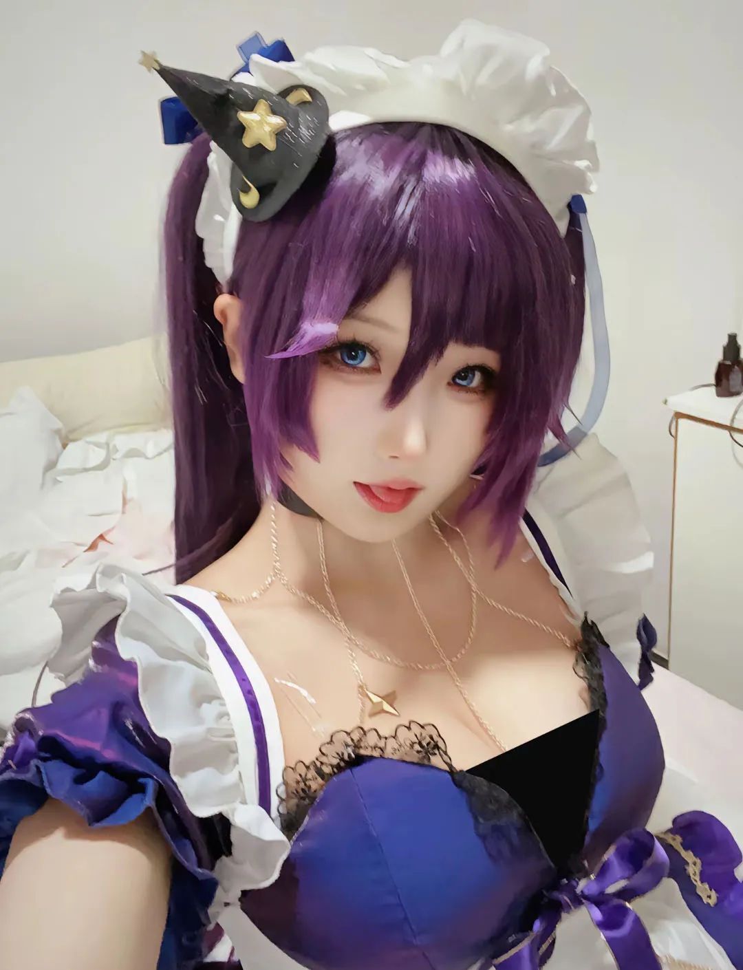 原神cos：白丝+护士装，刻晴让人狂喜！黑丝旗袍甘雨，ol制服雷神，双马尾女仆莫娜！