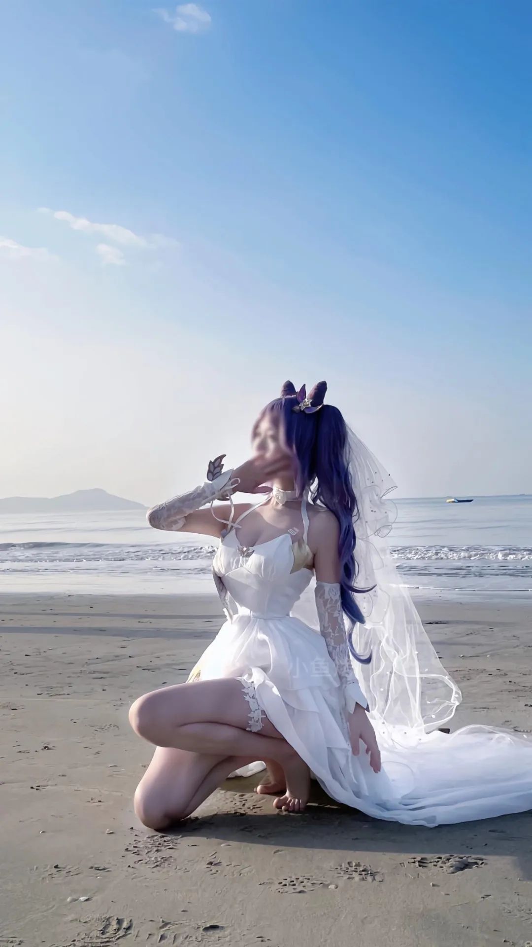 原神cos：白丝开叉旗袍雷神太顶了！婚纱刻晴，邪魅胡桃，女仆甘雨，花嫁绫华让人狂喜！
