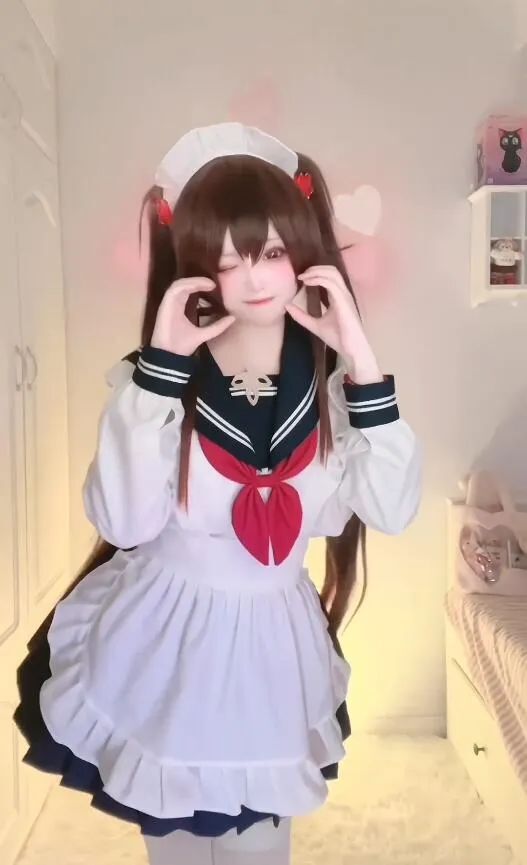 原神cos：白丝+修女装，甘雨太顶了！制服秘书雷神，JK胡桃绫华美爆了！