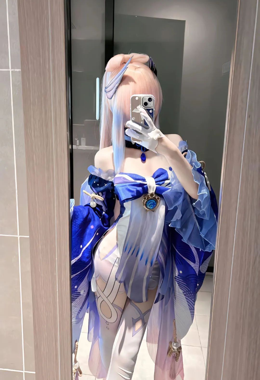 原神cos：白丝+修女服，八重让人狂喜！兔女郎心海，赛车女郎申鹤，大长腿雷神太顶了！