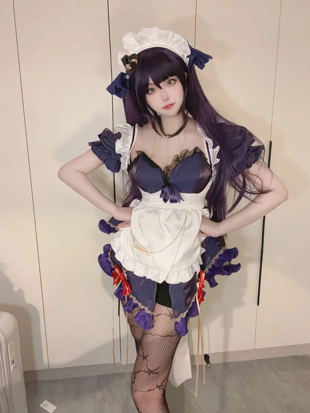 原神cos：jk制服雷神太可爱了！抹胸装申鹤真好看！黑丝女仆莫娜，婚纱神子谁不爱呢？