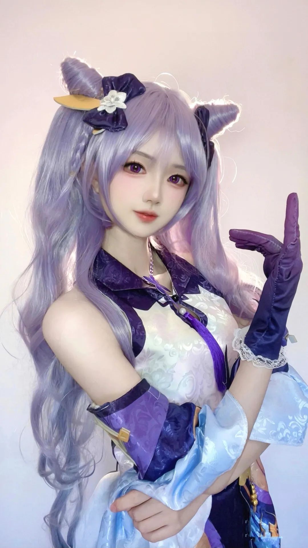 原神cos：白丝+婚纱，刻晴美爆了！JK绫华，女仆甘雨，御姐申鹤果然好看！