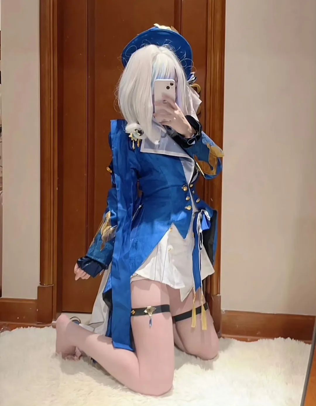 原神cos：黑丝邪魅甘雨反差太大了！裸足和服雷神我爱了，黑丝旗袍申鹤，绫华小洋裙太可爱了！