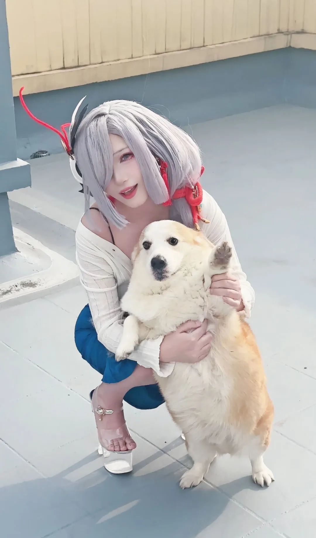 原神cos：白丝+修女服，甘雨太顶了！白丝制服刻晴太御了！包臀裙申鹤，包臀裙申鹤太美了！