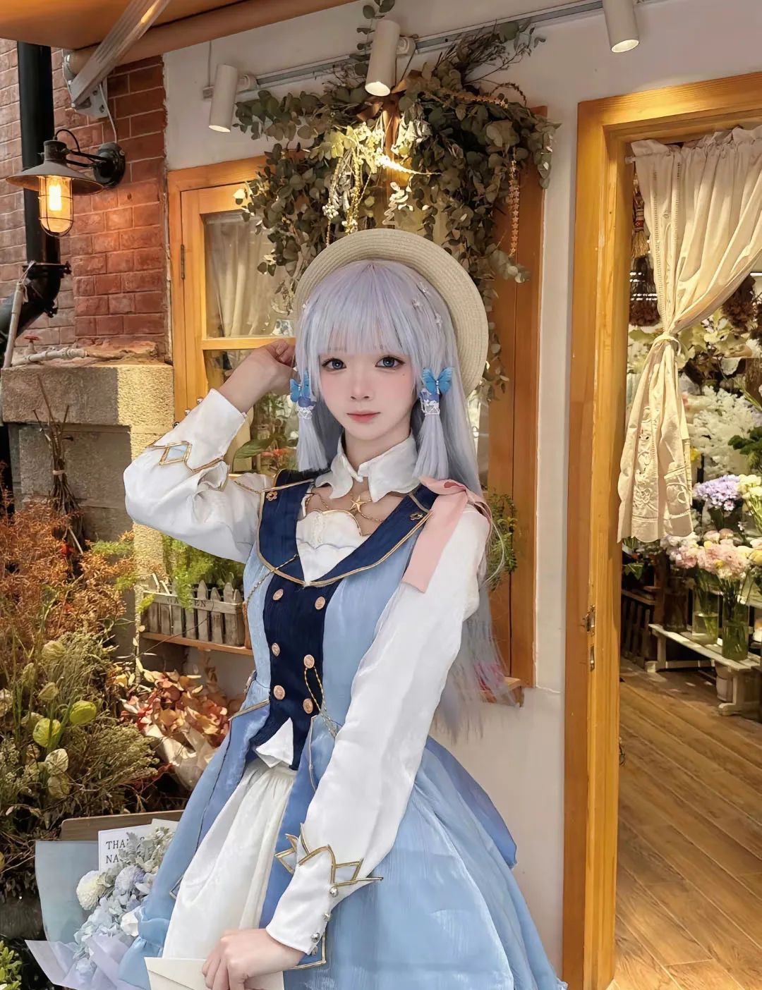原神cos：黑丝连衣裙刻晴美出新高度！古装汉服甘雨，大草神，雷神制服，绫华女仆让人狂喜！